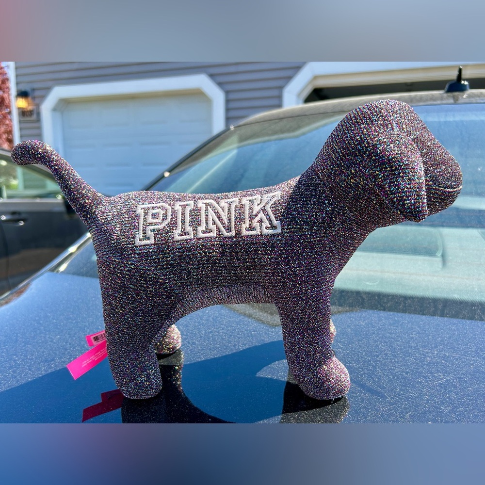 VICTORIAS SECRET PINK GLITTER DOG LIMITED EDITION